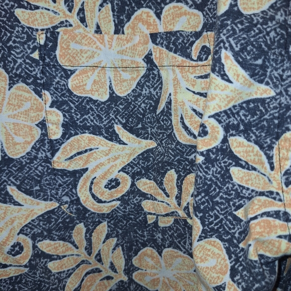 Vintage 90s OP Floral Patterned Hawaiian Style Men's Shirt XL - Picture 4 of 4